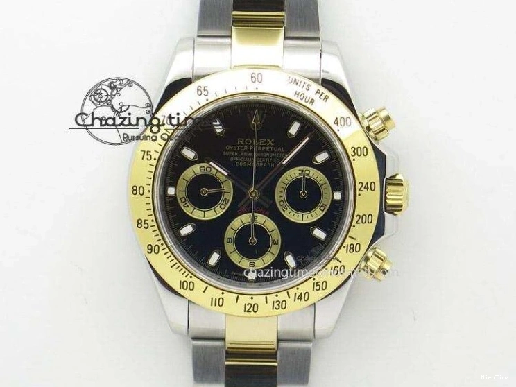 MiroTime 0416 Daytona 116515 Clean 1:1 Best Edition Silver Dial RG Markers on Oysterflex Strap SA4130 V WrinkleFree 1965